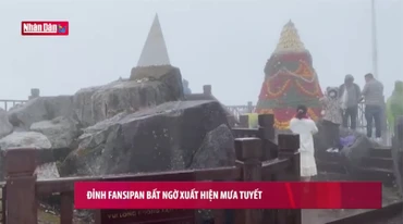 Mưa tuyết trên đỉnh FANSIPAN