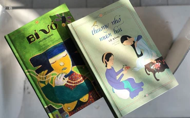 Hai tác phẩm đầu tiên được giới thiệu của Tủ sách. (Ảnh: Đông A)