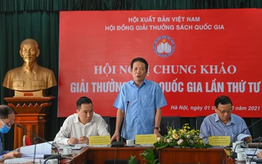 Hội nghị Chung khảo Giải thưởng Sách quốc gia lần thứ tư. (Ảnh: Ban Tổ chức)