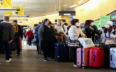 Nhiều chuyến bay tại Mỹ bị hủy. Ảnh REUTERS