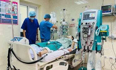 Bệnh nhân được áp dụng kỹ thuật hạ thân nhiệt chỉ huy.