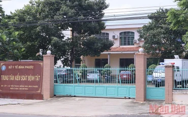 Trụ sở Trung tâm Kiểm soát bệnh tật tỉnh Bình Phước. 