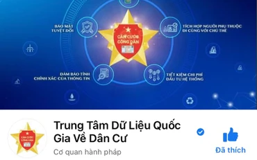 Fanpage nhận phản ánh của người dân về vấn đề cấp, trả căn cước công dân gắn chip.