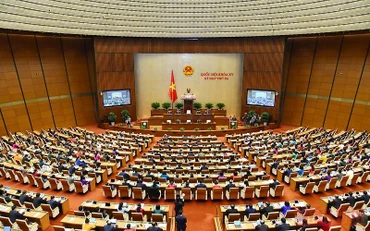 Toàn cảnh phiên khai mạc Kỳ họp thứ 3, Quốc hội khóa XV.
