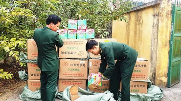 Bắt giữ pháo nổ nhập lậu ở Lào Cai.