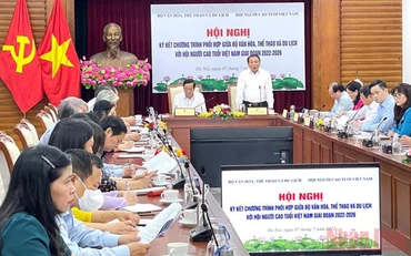 Hội nghị ký kết chương trình hành động giai đoạn 2022-2026 giữa hai cơ quan.