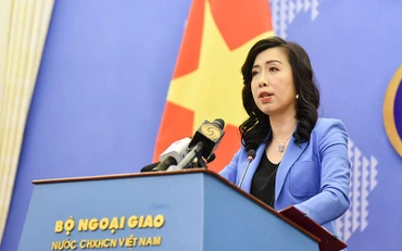 Người phát ngôn Bộ Ngoại giao Lê Thị Thu Hằng. (Ảnh: Bộ Ngoại giao)