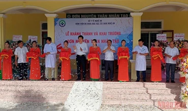 Khai trương đơn nguyên chạy thận nhân tạo tại Bệnh viện Đa khoa Khu vực Tây Nam.