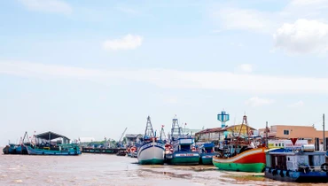 Một góc cảng Trần Đề hiện nay.