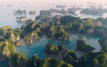 Một góc ấn tượng của một trong những vịnh đẹp nhất thế giới (Ảnh: TheLEADER)