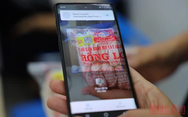 Hợp tác xã Công nghệ cao Huế (Thừa Thiên Huế) ứng dụng mã QR truy xuất nguồn gốc sản phẩm.
