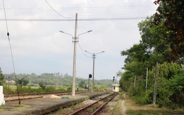 Hiện trường vụ tai nạn.