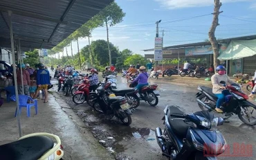 Hiện trường vụ đối tượng N.V.C. đâm nạn nhân tử vong.