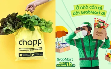 Nhiều ứng dụng thương mại điện tử đã triển khai dịch vụ “đi chợ hộ”, mua sắm hàng hóa trực tuyến tại các chợ truyền thống.