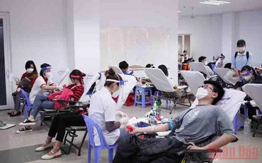 Năm 2021 đã có 31.956 người đăng ký tham gia hiến máu tình nguyện tại Đà Nẵng.