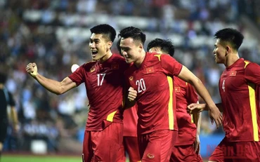 U23 Việt Nam có chiến thắng ấn tượng trong ngày ra quân. (Ảnh: THÀNH ĐẠT)
