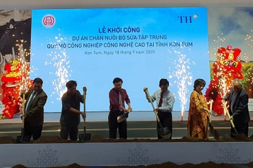 Khởi công dự án chăn nuôi bò sữa công nghệ cao lớn nhất Tây Nguyên