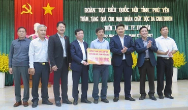Tặng quà Tết cho hộ nghèo, hộ chính sách ở Phú Yên