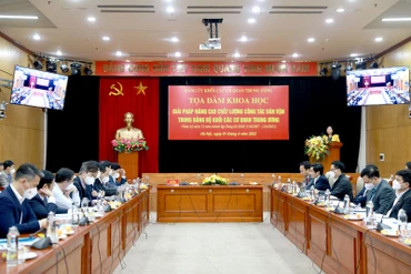 Toàn cảnh buổi tọa đàm.