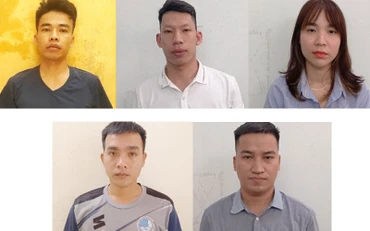 5 đối tượng đã bị công an bắt tạm giam.
