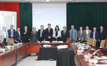Các đại biểu dự hội thảo tại điểm cầu Việt Nam. (Ảnh: MOFA).