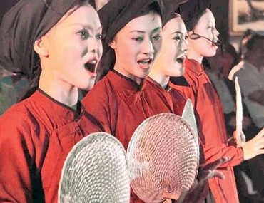 Hát xoan ở làng Phù Đức.