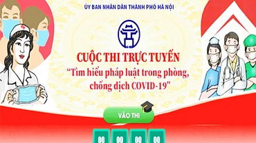 Cuộc thi trực tuyến “Tìm hiểu pháp luật trong phòng, chống dịch Covid-19”