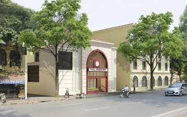 Phối cảnh ga ngầm C9-hồ Hoàn Kiếm của dự án metro Nam Thăng Long-Trần Hưng Đạo.