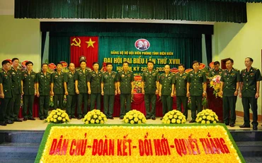 Ban Chấp hành Đảng bộ Biên phòng tỉnh Điện Biên khóa XVIII.