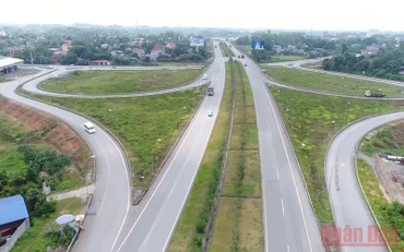 Cao tốc Hà Nội - Thái Nguyên kết nối khu công nghiệp Sông Công II.