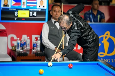 Phù thủy bi-a Reyes có màn khởi đầu thành công tại SEA Games 31. (Ảnh: THÀNH ĐẠT)
