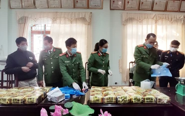 Tang vật của vụ án tại cơ quan điều tra.