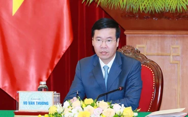 Đồng chí Võ Văn Thưởng, Ủy viên Bộ Chính trị, Thường trực Ban Bí thư. (Nguồn: TTXVN)