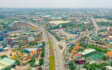 Đoạn kết nối quốc lộ 1A với tuyến Mỹ Phước-Tân Vạn.