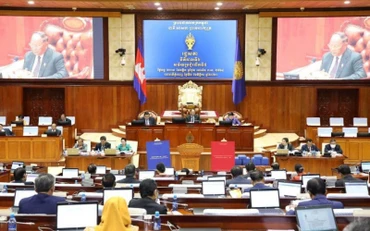 Kỳ họp thứ 5, Quốc hội Campuchia khóa VI. (Ảnh: Fresh News).
