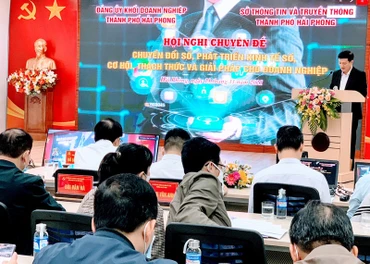 Chương trình Chuyển đổi số, phát triển kinh tế số, cơ hội, thách thức và giải pháp cho doanh nghiệp được triển khai sáng 18/11, tại Hải Phòng.