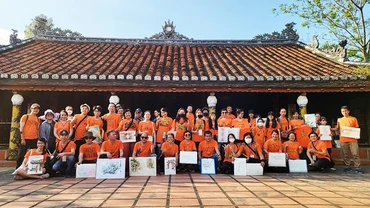Nhiều cảm xúc đã được lưu lại cùng với hành trình ký họa cố đô.