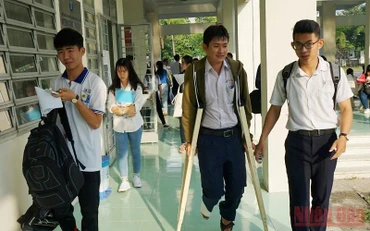 Các thí sinh tham gia kỳ thi đánh giá năng lực của Đại học Quốc gia TP Hồ Chí Minh năm 2019.