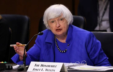 Bộ trưởng Tài chính Mỹ Janet Yellen phát biểu tại Washington, DC., ngày 28/9/2021. (Ảnh: AFP/TTXVN)
