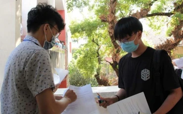Thí sinh dự thi đánh giá năng lực đợt 1 tại TP Hồ Chí Minh. (Ảnh: Phan Yên)
