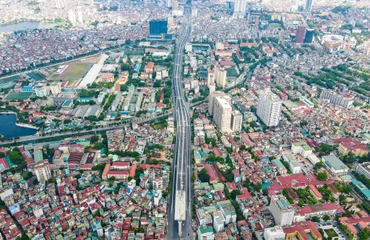 Toàn cảnh đoạn đường vành đai 2 trên cao “giải cứu điểm đen giao thông” Hà Nội