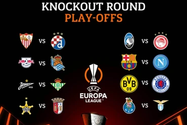 Kết quả bốc thăm play-off Europa League. (Ảnh: UEFA)