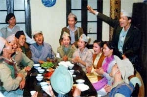 Cảnh trong phim<br>"Hà Nội mùa đông năm 1946".