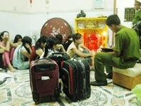 Những phụ nữ bị lừa bán ra nước ngoài
được công an giải cứu.