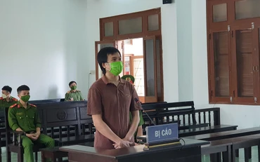 Bị cáo Phạm Duy Anh tại phiên tòa sơ thẩm TAND tỉnh Phú Yên.