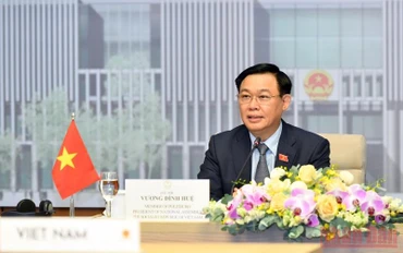 Chủ tịch Quốc hội Vương Đình Huệ. Ảnh: DUY LINH