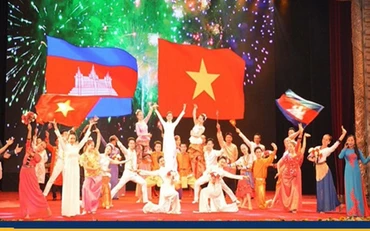 Chương trình giao lưu nghệ thuật Việt Nam-Campuchia. (Ảnh minh họa)