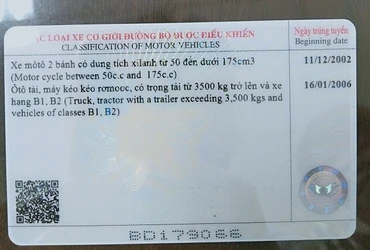 Từ 1-6, bằng lái xe mới phải có mã quét QR 