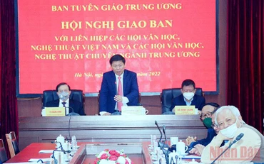 Đồng chí Trần Thanh Lâm phát biểu tại hội nghị.