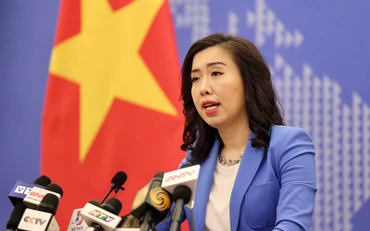 Người phát ngôn Bộ Ngoại giao Lê Thị Thu Hằng. (Ảnh: Bộ Ngoại giao)